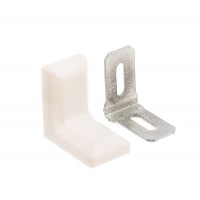 Уголок металлический с пластиковой заглушкой WW 4-039