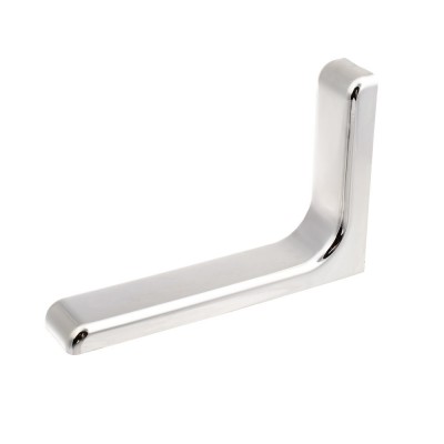 Уголок-полкодержатель металлический с декоративной накладкой (180мм) РС 4-037 