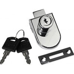 Замок для однієї скляних дверей больш. 7-016 Замок для однієї скляних дверей больш. 7-016