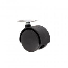 Опора колісна чорна без фіксатора (50мм) 3-019 Опора колісна чорна без фіксатора (50мм) 3-019