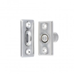 Засувка дверна кулькова СР хром (01-20) Засувка дверна кулькова СР хром (01-20)