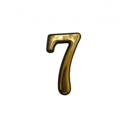 Номерок на дверь самоклеющийся пластиковый H100мм №7 (01-22) Номерок на дверь самоклеющийся пластиковый H100мм №7 (01-22)