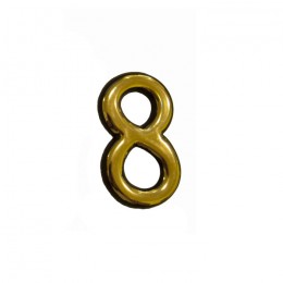 Номерок на дверь самоклеющийся пластиковый H100мм №8 (01-22) Номерок на дверь самоклеющийся пластиковый H100мм №8 (01-22)