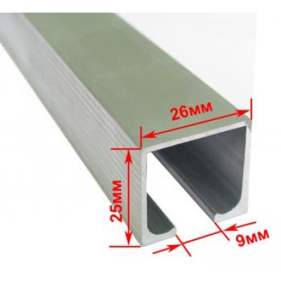 Профиль раздвижной системы EKF 120100-02, 40кг, 2м Профиль раздвижной системы EKF 120100-02, 40кг, 2м