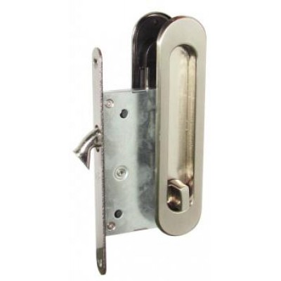 Ручки для раздвижной двери с замком I-05 BN/NP