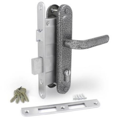 Замок врезной Мотор Сич Ф1В серебро Кровосток Замок врезной Мотор Сич Ф1В серебро Кровосток