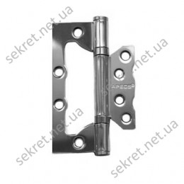 Петля накладна APECS 100 * 63 * 2-B2-Steel-CR