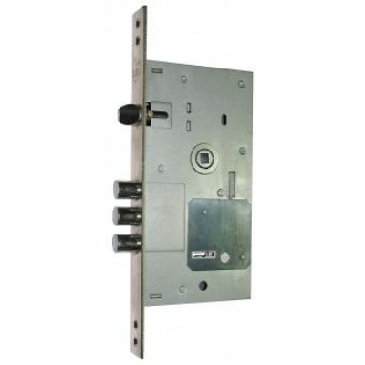 Замок для металлических дверей сувальдный USK 252RL(NP) Замок для металлических дверей сувальдный USK 252RL(NP)