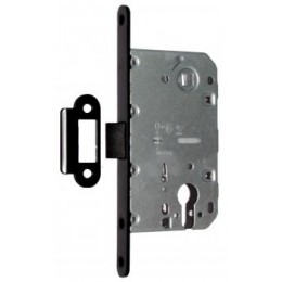 Замок для міжкімнатних дверей USK 410C PVC 85*50 black Замок для міжкімнатних дверей USK 410C PVC 85*50 black