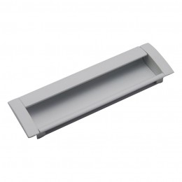 Ручка мебельная врезная 192мм белая Ручка мебельная врезная 192мм белая