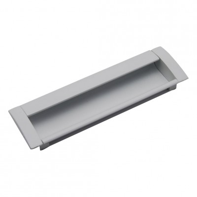 Ручка мебельная врезная 192мм белая Ручка мебельная врезная 192мм белая