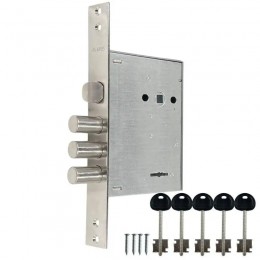 Замок врезной Avers 30.11 сувальдный 