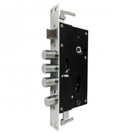 Замок врезной на китайские двери левый стандарт Замок врезной на китайские двери левый стандарт