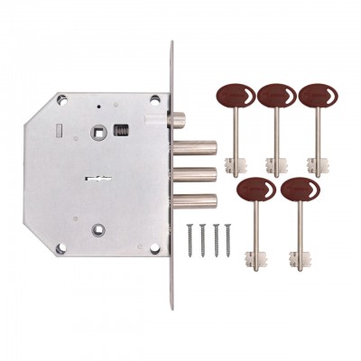 Замок врезной Шерлок 05.41 сувальдный