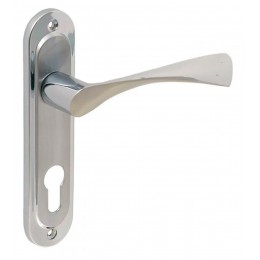 Ручки на планке A-62-012 планка 165мм (BN) Никель