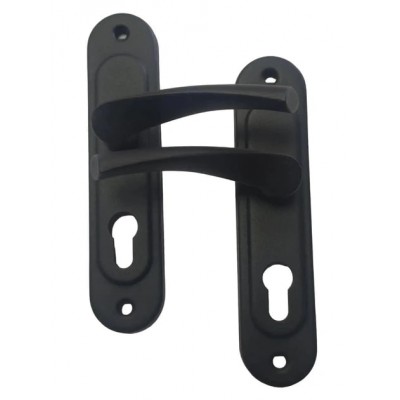 Ручка на планке Арико черная 55 мм 