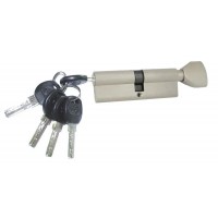 Цилиндровый механиз USK В90 45/45 ключ/вороток никель 