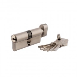 Цилиндровый механизм 60мм ключ/вороток лазерный 13-08 Цилиндровый механизм 60мм ключ/вороток лазерный 13-08