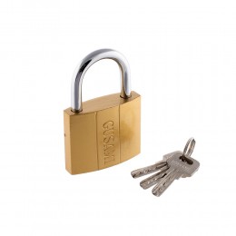 Замок навесной Желтый лазерный ключ 16-05