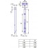 Шпингалет торцевий APECS FB-01-140-AB