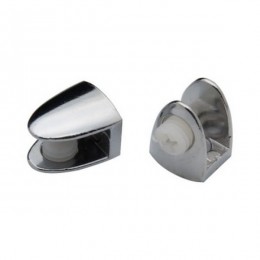 Стеклодержатель GH 09 (L22*18*18)мм хром Стеклодержатель GH 09 (L22*18*18)мм хром