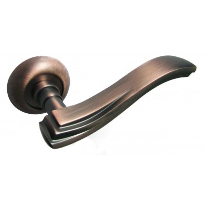 Ручки дверные на розетке USK A-58260 (MAC Медь)