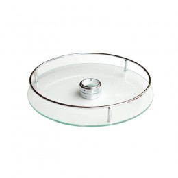 Полиця скло на трубу d50 Полиця скло на трубу d50