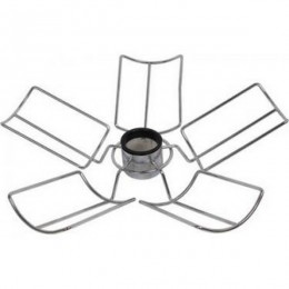 Полиця під пляшки на трубу d50 Полиця під пляшки на трубу d50