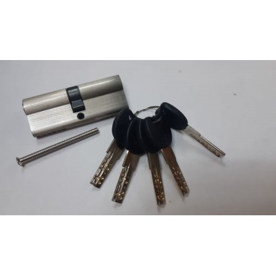Цилиндровый механиз USK В80 40/40 ключ/ключ никель