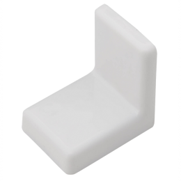 Консоль із пласт.накладкою Польща - 38х50х52 мм декор білий Консоль із пласт.накладкою Польща - 38х50х52 мм декор білий