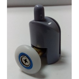 Ролик для душевой кабины одинарный поворотный нажимной d23мм Ролик для душевой кабины одинарный поворотный нажимной d23мм