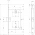 Защелка APECS 5300-P-WC-S пластик язычек 