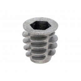 Муфта для ніжки меблевої регульованої М6 Метал Муфта для ніжки меблевої регульованої М6 Метал