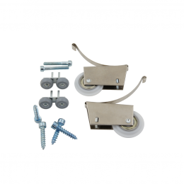 Комплект роликов для профиля шкафа купе симметричный Комплект роликов для профиля шкафа купе симметричный