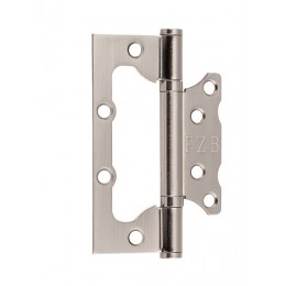 Петля дверная бабочка (узкая) Размер: 100мм*63мм*2,0мм SN Петля дверная бабочка (узкая) Размер: 100мм*63мм*2,0мм SN