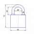 Замок навесной APECS PD-03-50