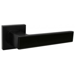 Ручки дверные на розетке USK A-80048 (Black) Черный