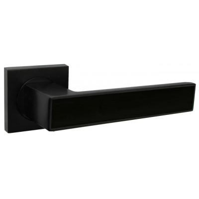 Ручки дверные на розетке USK A-80048 (Black) Черный