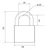 Замок навесной APECS PD-01-63