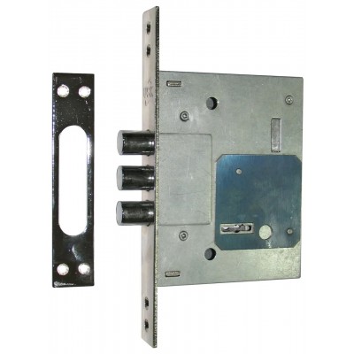 Замок для металлической двери сувальный USK 257L (NP)