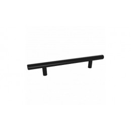 Мебельная ручка рейлинговая Черная 96мм Мебельная ручка рейлинговая Черная 96мм