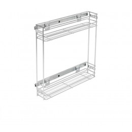 Карго 150/2 с боковым креплением хром + направляющая Карго 150/2 с боковым креплением хром + направляющая