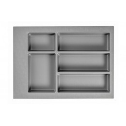 Лоток для столовых приборов GTV Axispace Графит 400мм (340*474*50) Лоток для столовых приборов GTV Axispace Графит 400мм (340*474*50)