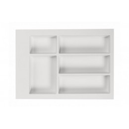 Лоток для столовых приборов GTV Axispace Белый 400мм (340*474*50) Лоток для столовых приборов GTV Axispace Белый 400мм (340*474*50)