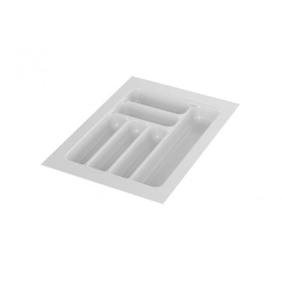 Лоток для столовых приборов Starax белый 400мм.