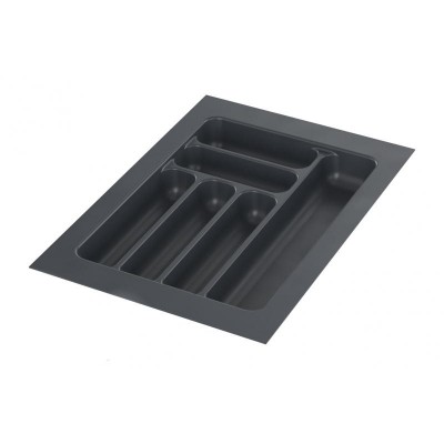 Лоток для столовых приборов Starax антрацит 400мм.