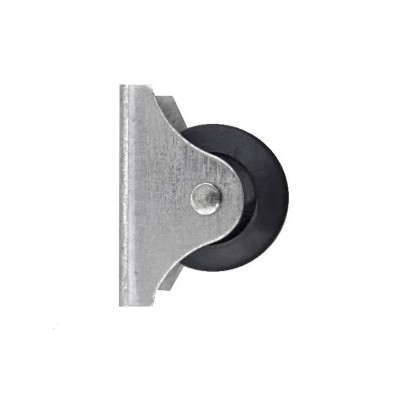 Ролик для мебели обрезиненный D-28 h-31 мм