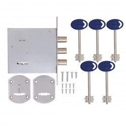 Замок врезной Шерлок 04-02S сувальдный Замок врезной Шерлок 04-02S сувальдный