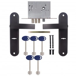 Замок врезной ШЕРЛОК 04.28 сувальдный с руками Замок врезной ШЕРЛОК 04.28 сувальдный с руками