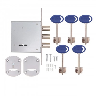 Замок врезной Шерлок 30.01-S сувальдный